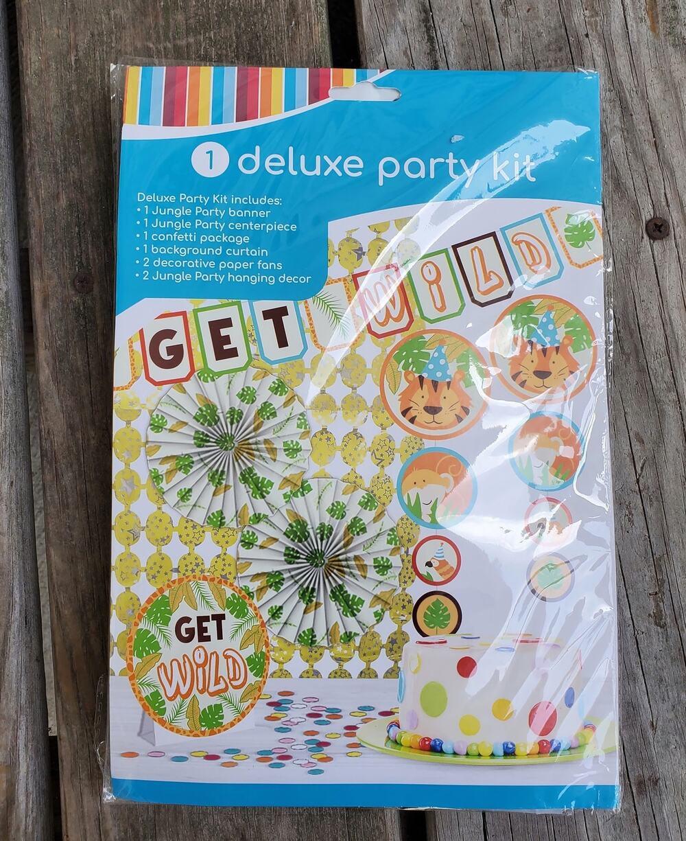 Jungle Party Deluxe Party Kit Get Wild Theme Birthday Celebration